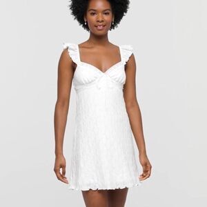 Wild-fable Women's White and Cream Dress